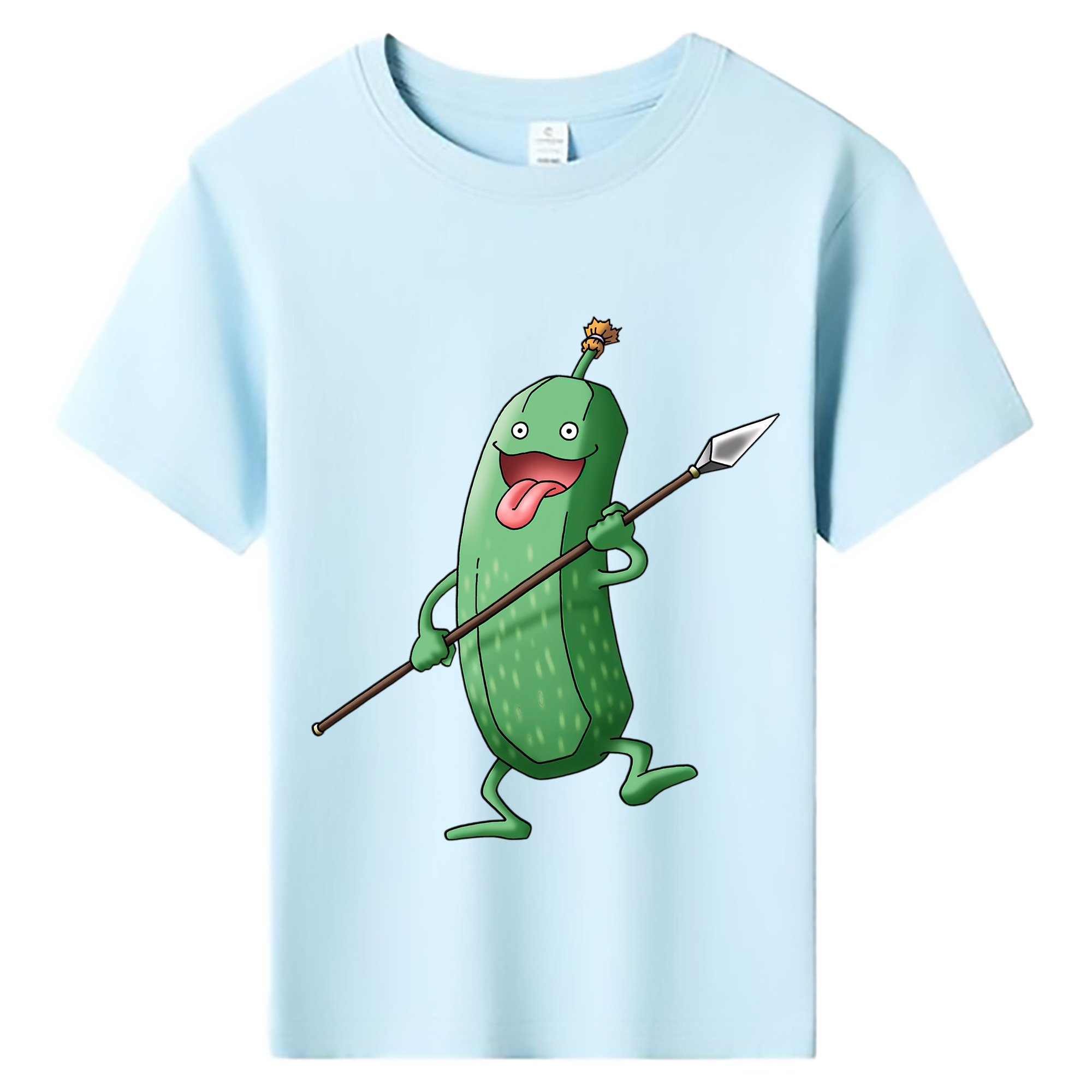 （画像用） ドラゴンクエスト Doragon Kuesuto Dragon Quest 綿100％キッズTシャツ（フロントプリント）